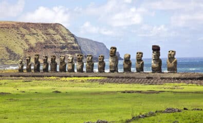 Easter Island, Chile, Rano Raraku.